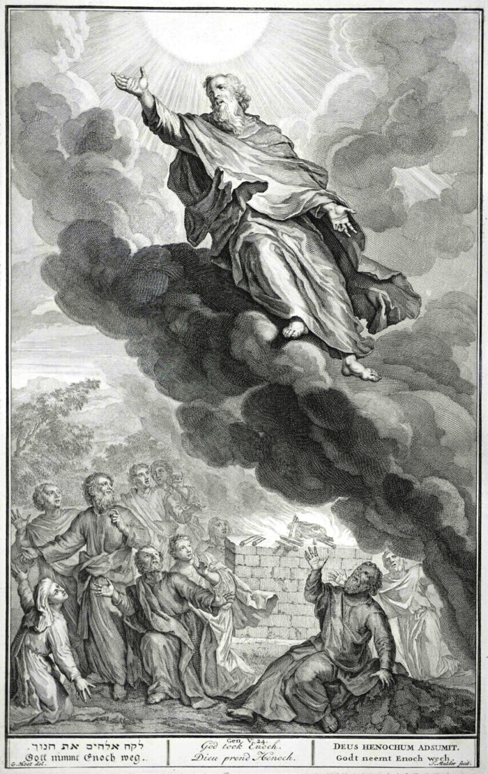 Le Livre d’Hénoch et la franc maçonnerie Ascension of Enoch Gerard Hoet1705 1720 700x1110 Le Livre d’Hénoch et la franc maçonnerie