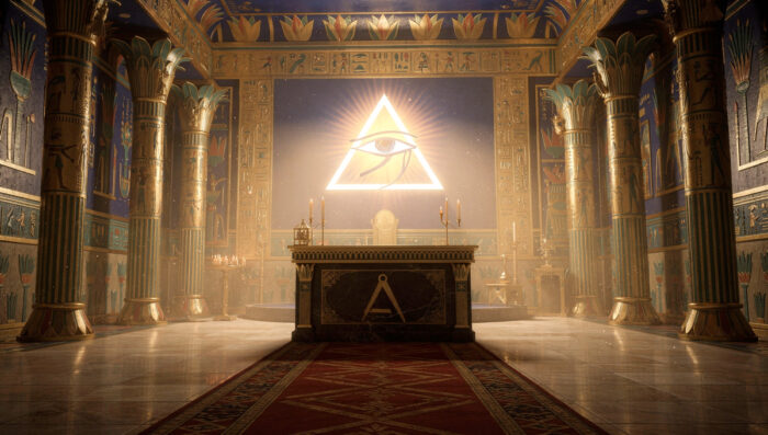 Un temple maçonnique égyptien mystérieux