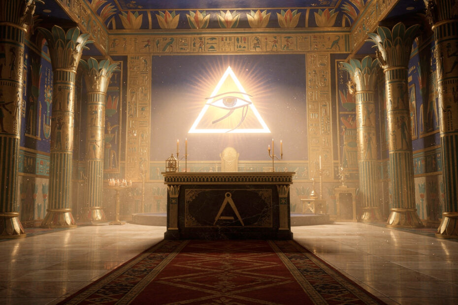 Un temple maçonnique égyptien mystérieux